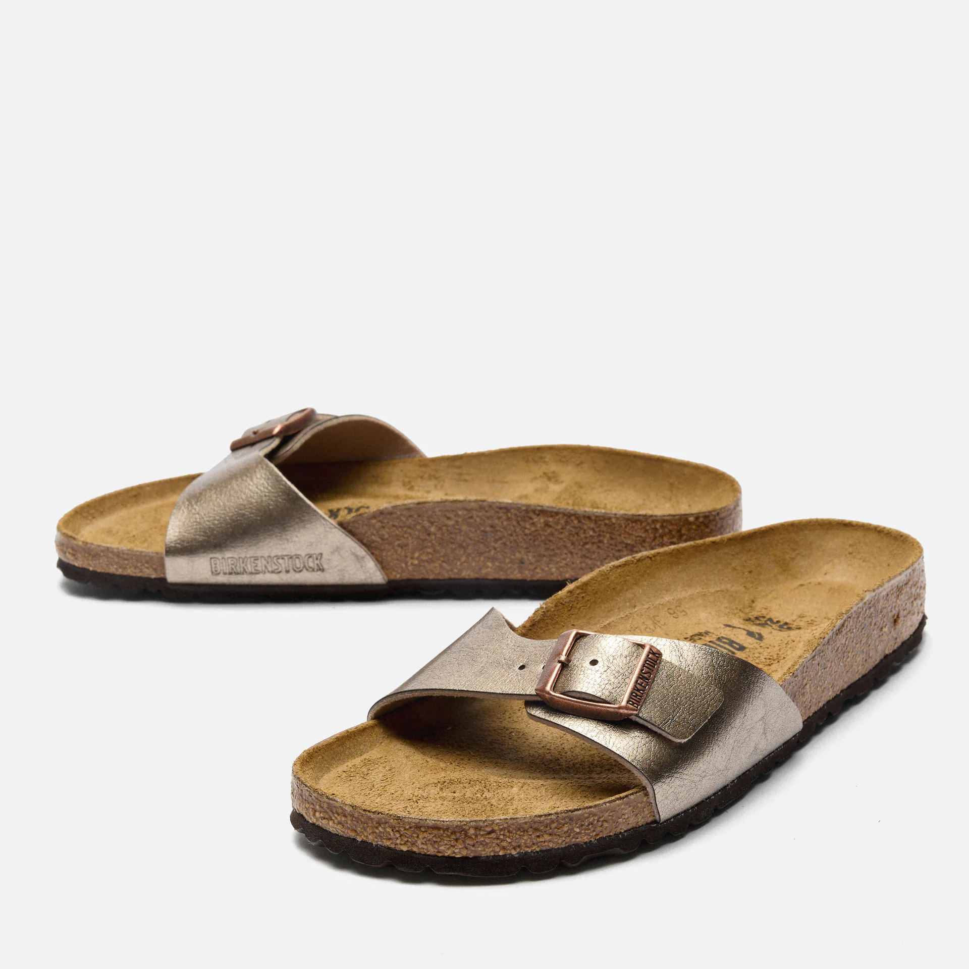 Birkenstock Madrid BF Sandals Narrow Graceful Taupe