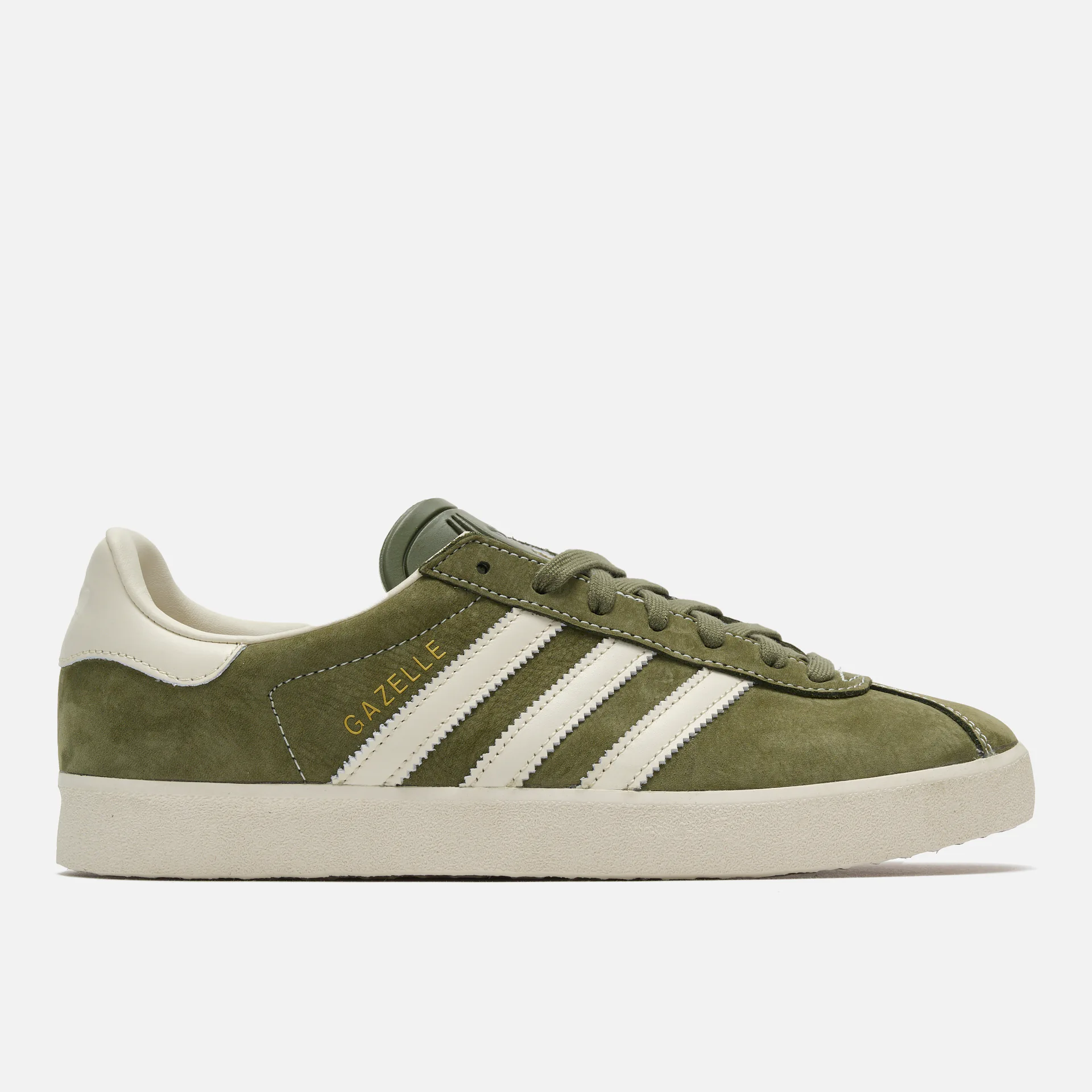 adidas Originals Gazelle 85 Sneaker Olive Strata/Core White/Wonder White
