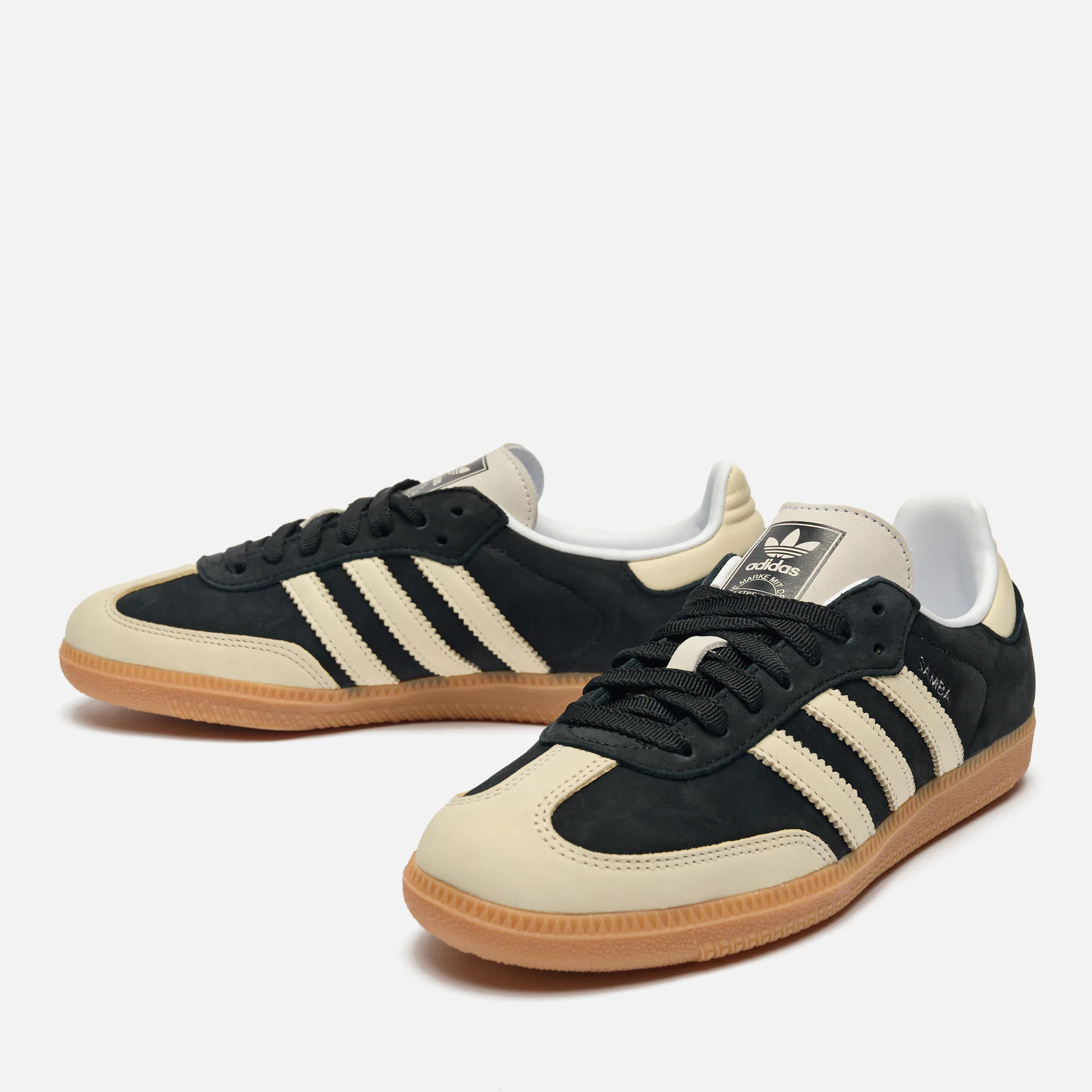 adidas Originals Samba OG Sneaker Black/Wonder White/Silver Metallic