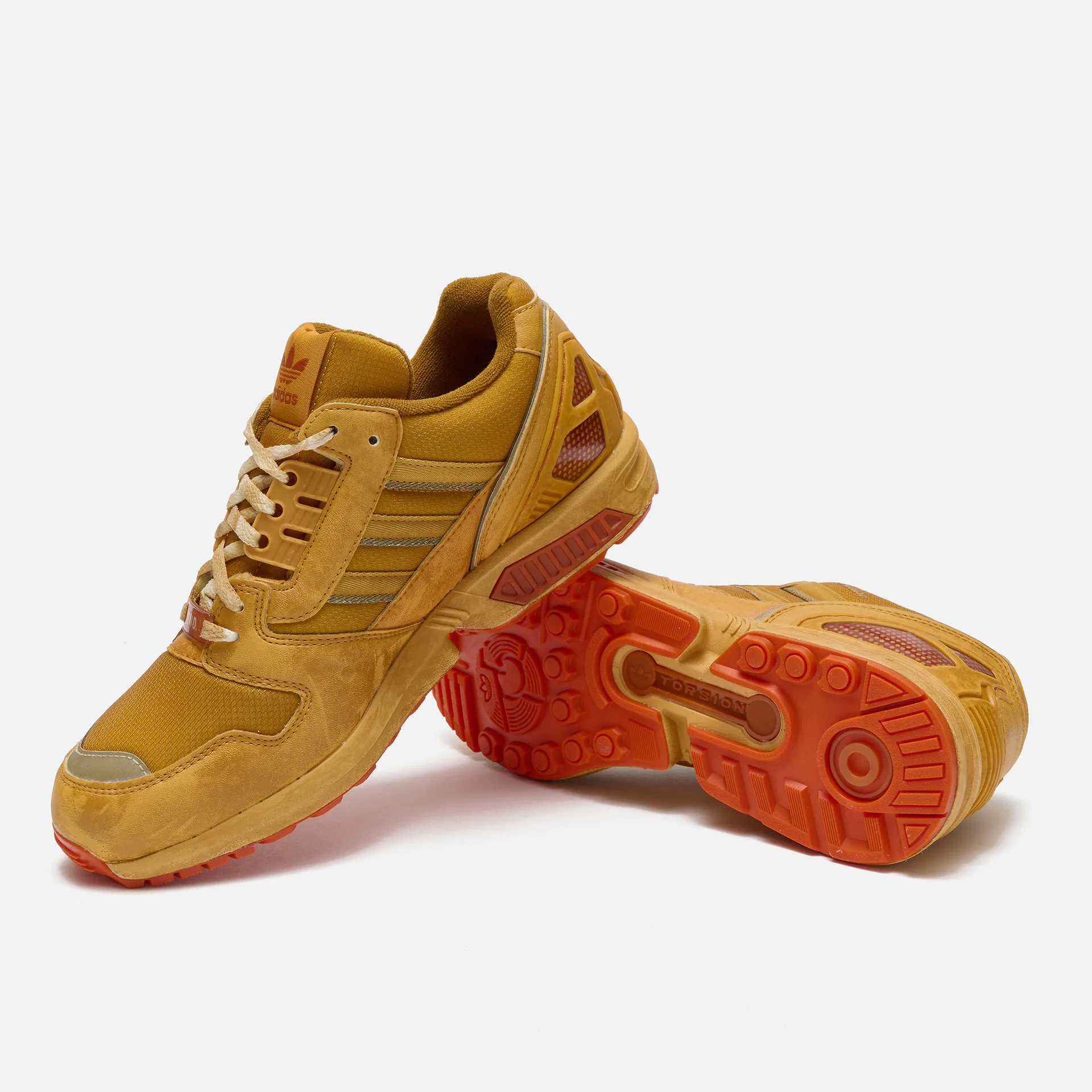 adidas ZX8000 Sneaker Consortium Cup END. Future Orange Suede/Burned Sand
