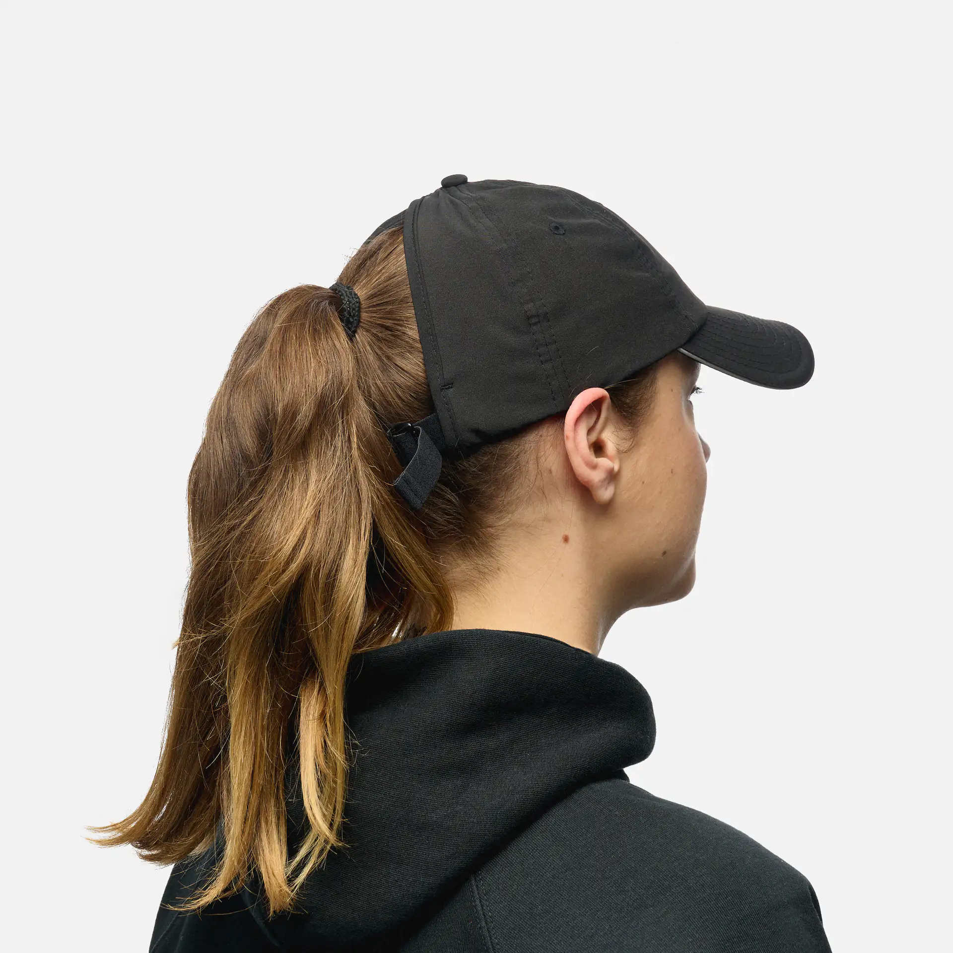 New Era Women Open Back 9Forty Strapback Cap Black