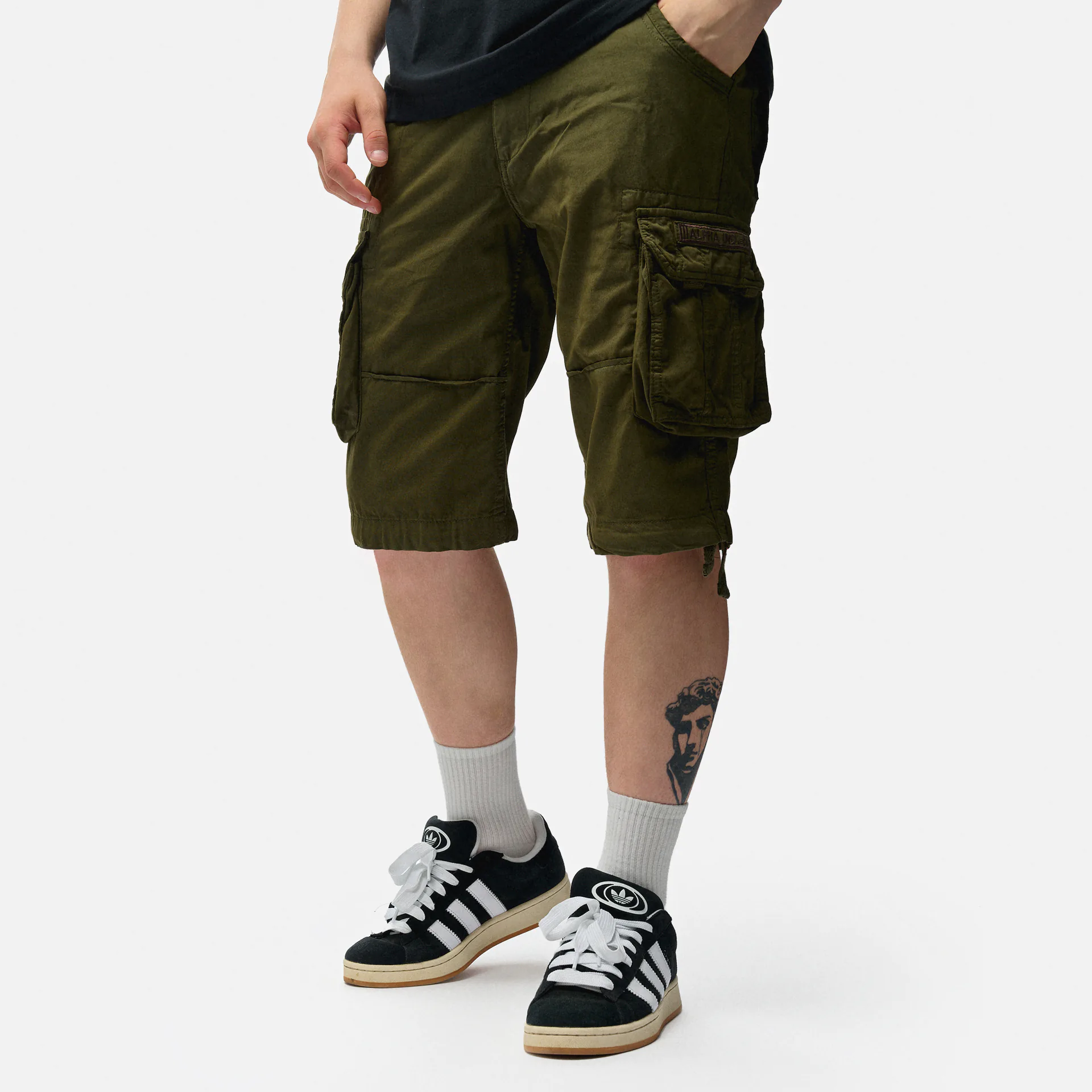 Alpha Industries Jet Cargo Short Dark Olive