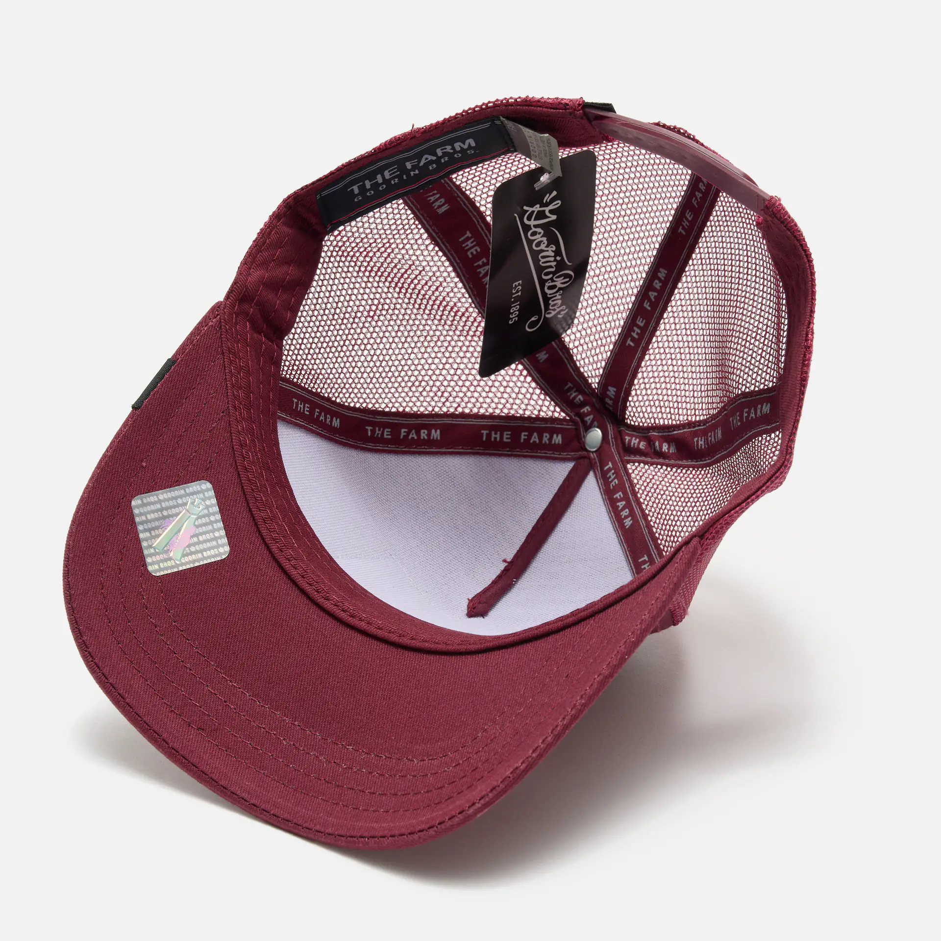 Goorin Bros Handsome Baseball Trucker Cap Maroon