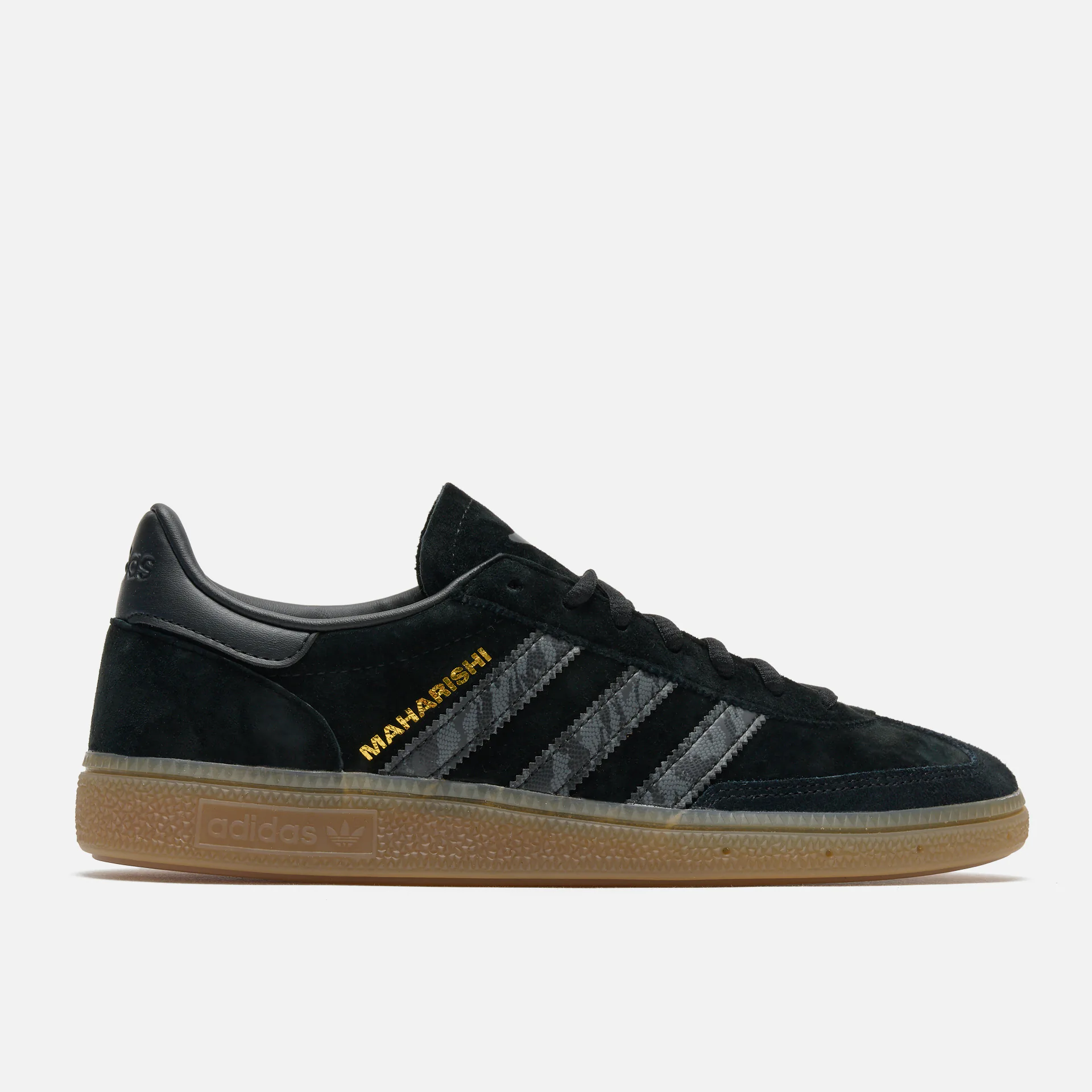 adidas X Arsenal FC X Maharishi Handball Spezial Sneaker Core Black/Carbon/Gum4