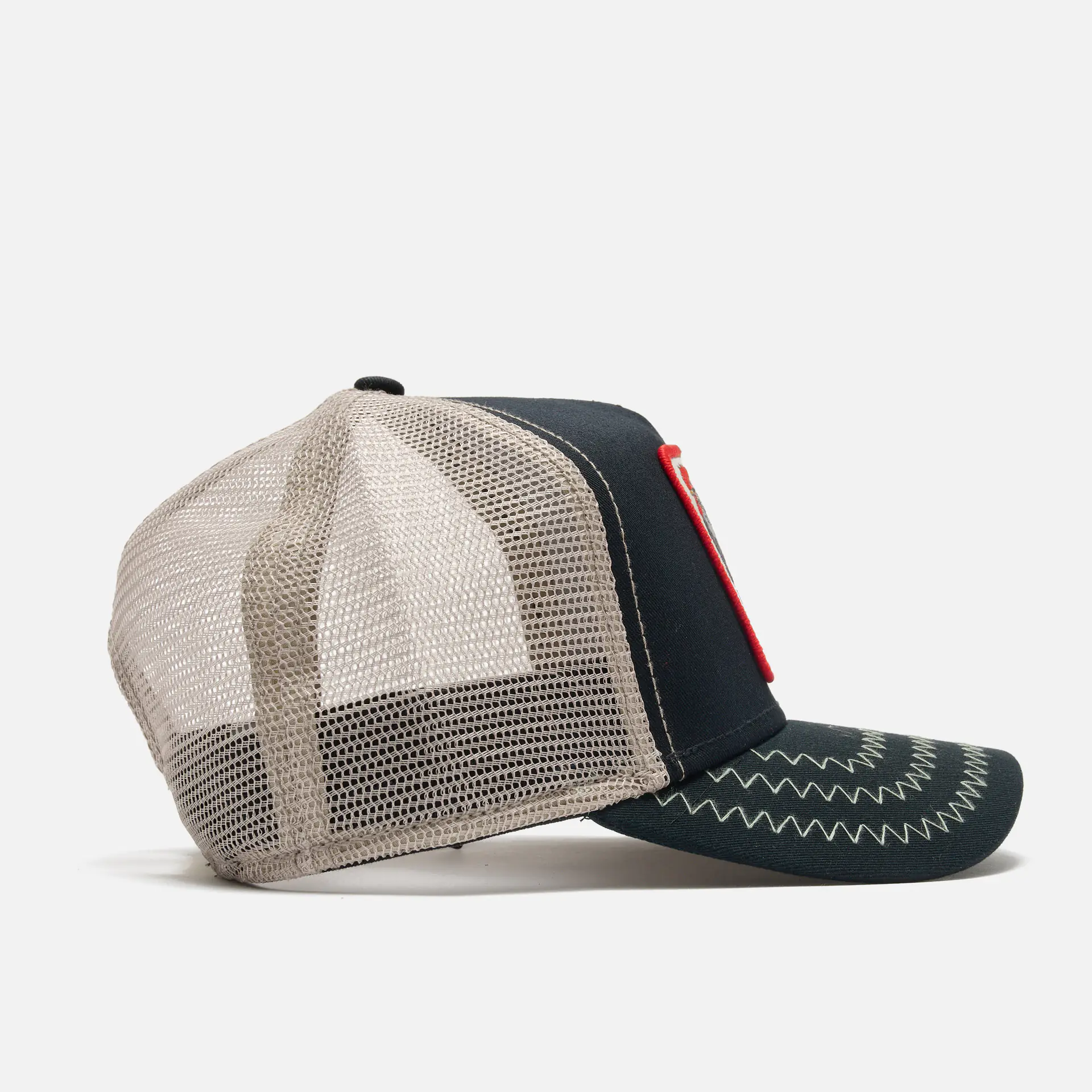 Goorin Bros The Cock Baseball Trucker Cap Black