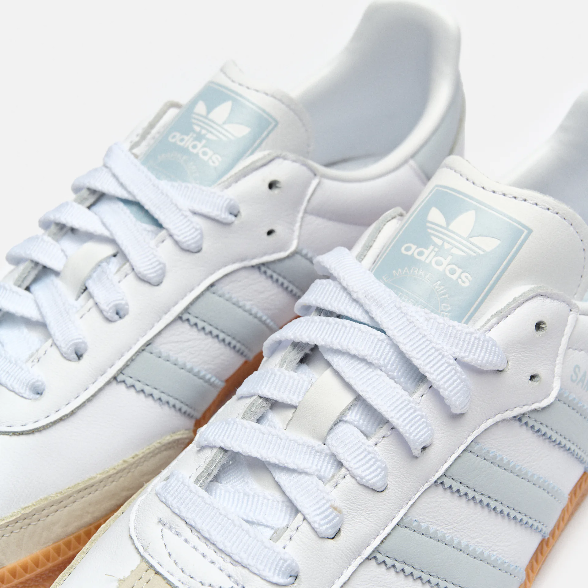 adidas Originals Samba Sneaker OG W Cloud White/Halo Blue/Off White