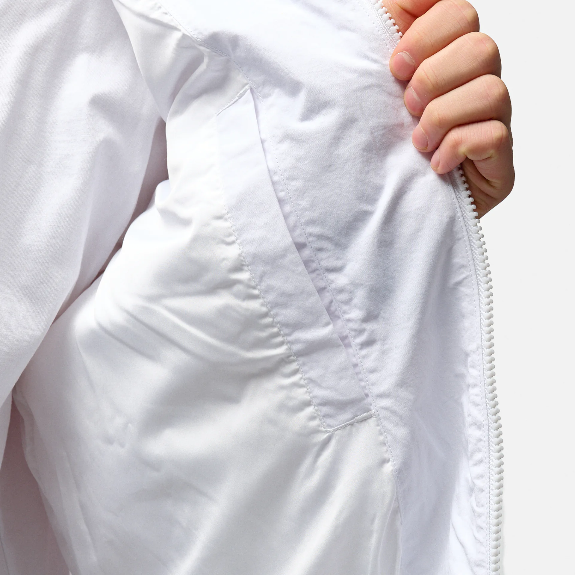 Tommy Jeans Chicago Windbreaker White/Red