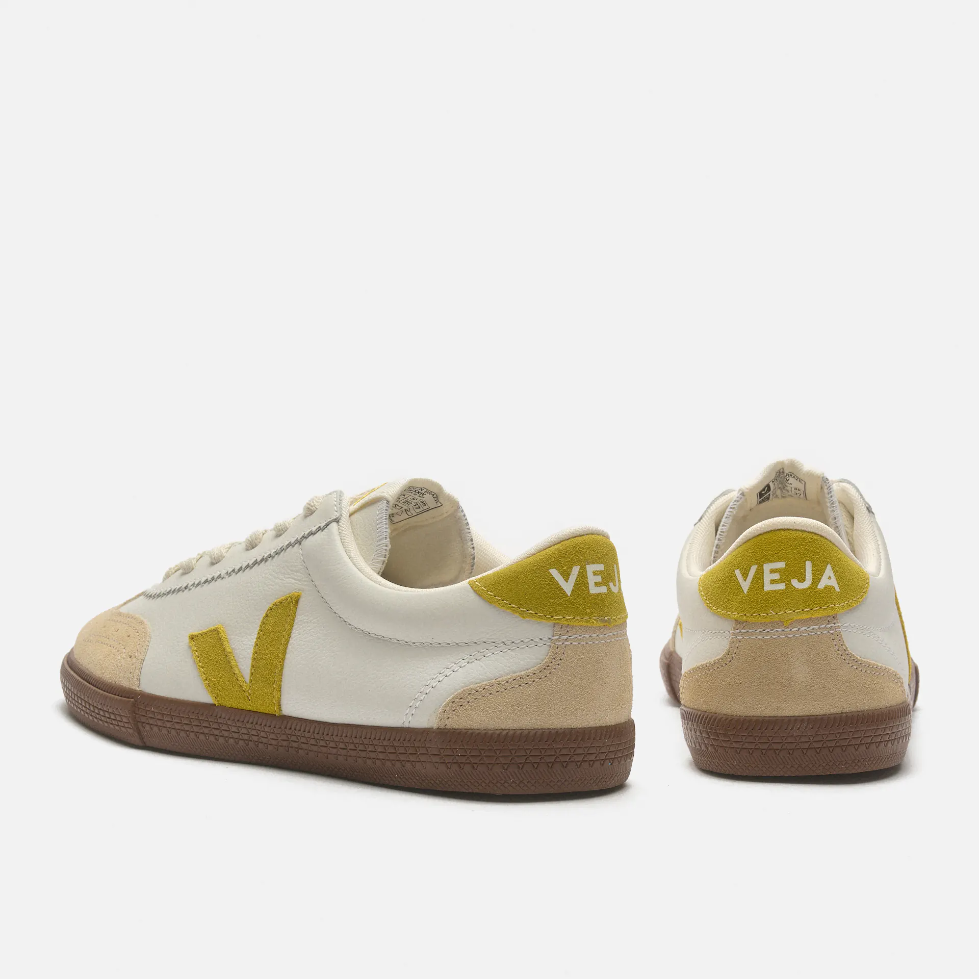 Veja Volley O.T. Leather Sneaker White/Liquor/Bark