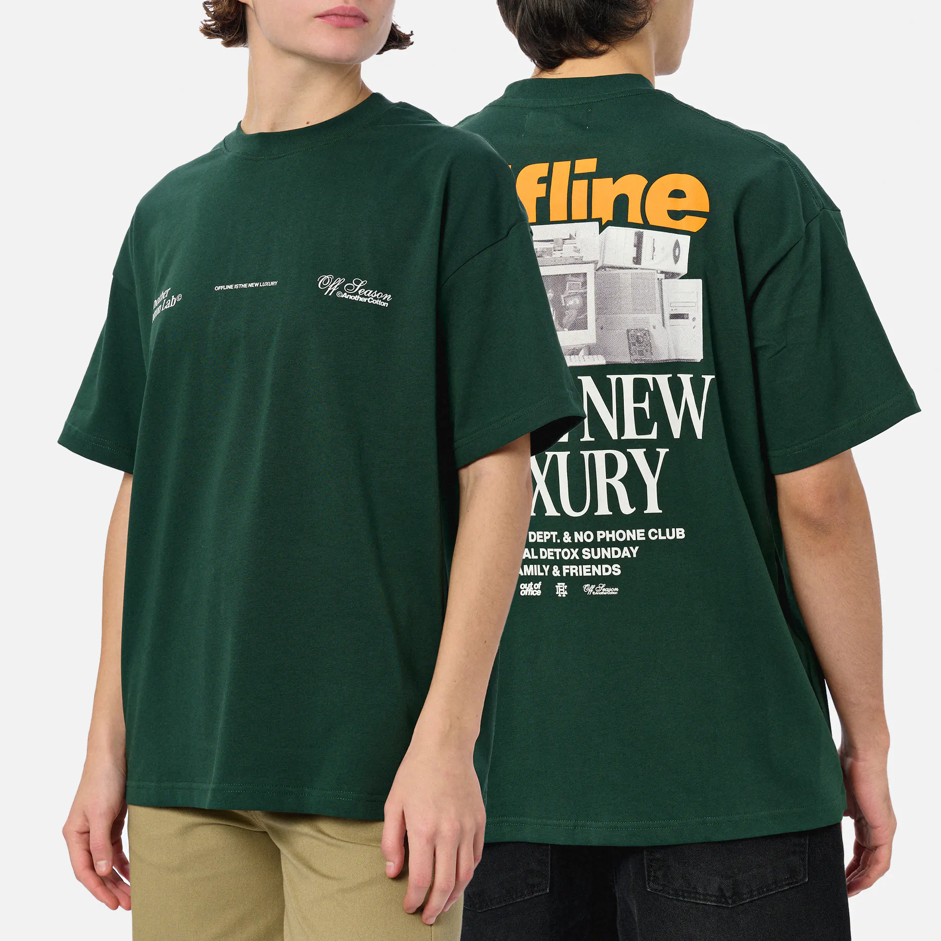 Another Cotton Offline Luxury Oversized T-Shirt Green