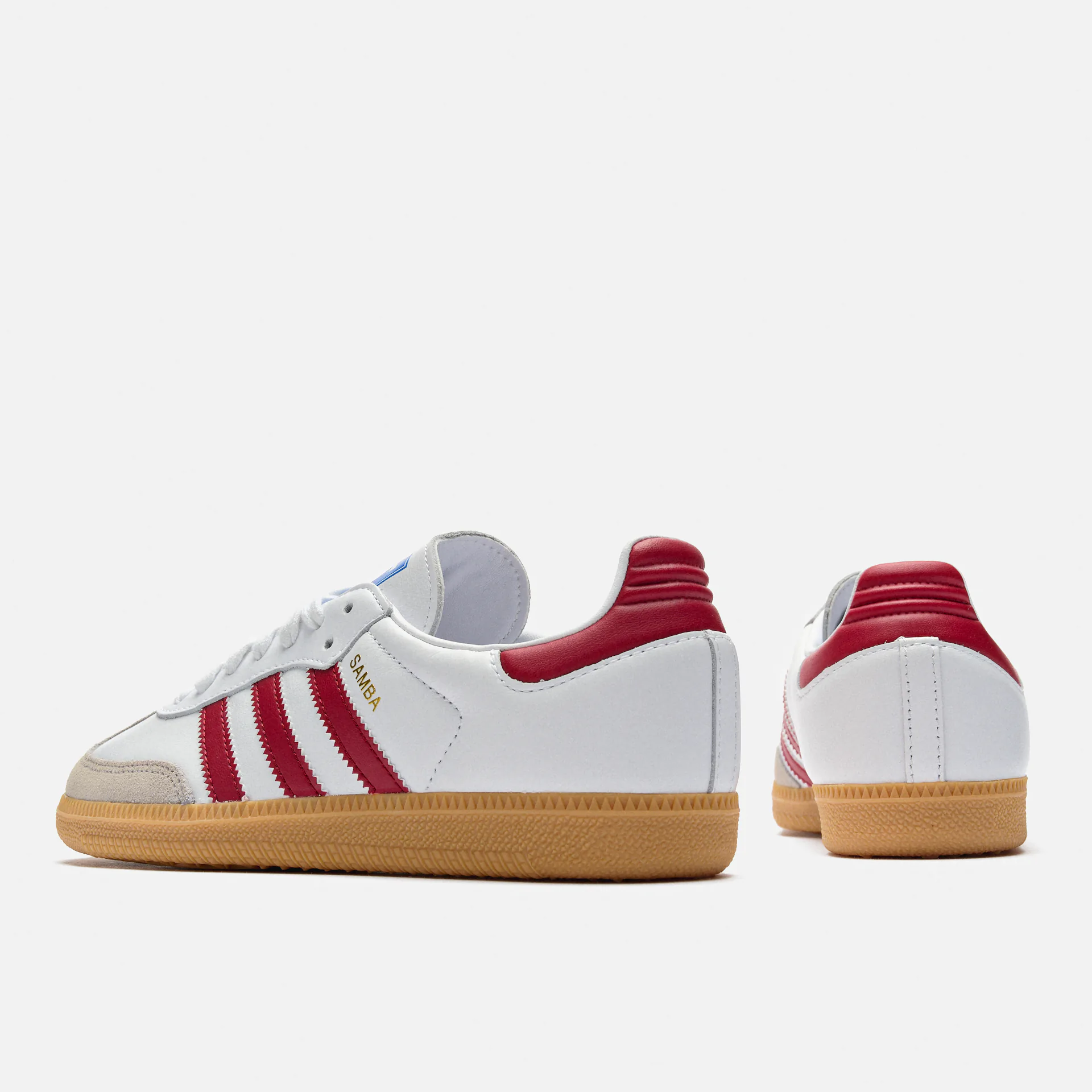 adidas Originals Samba OG Sneaker Cloud White/Collegiate Burgundy/Gum