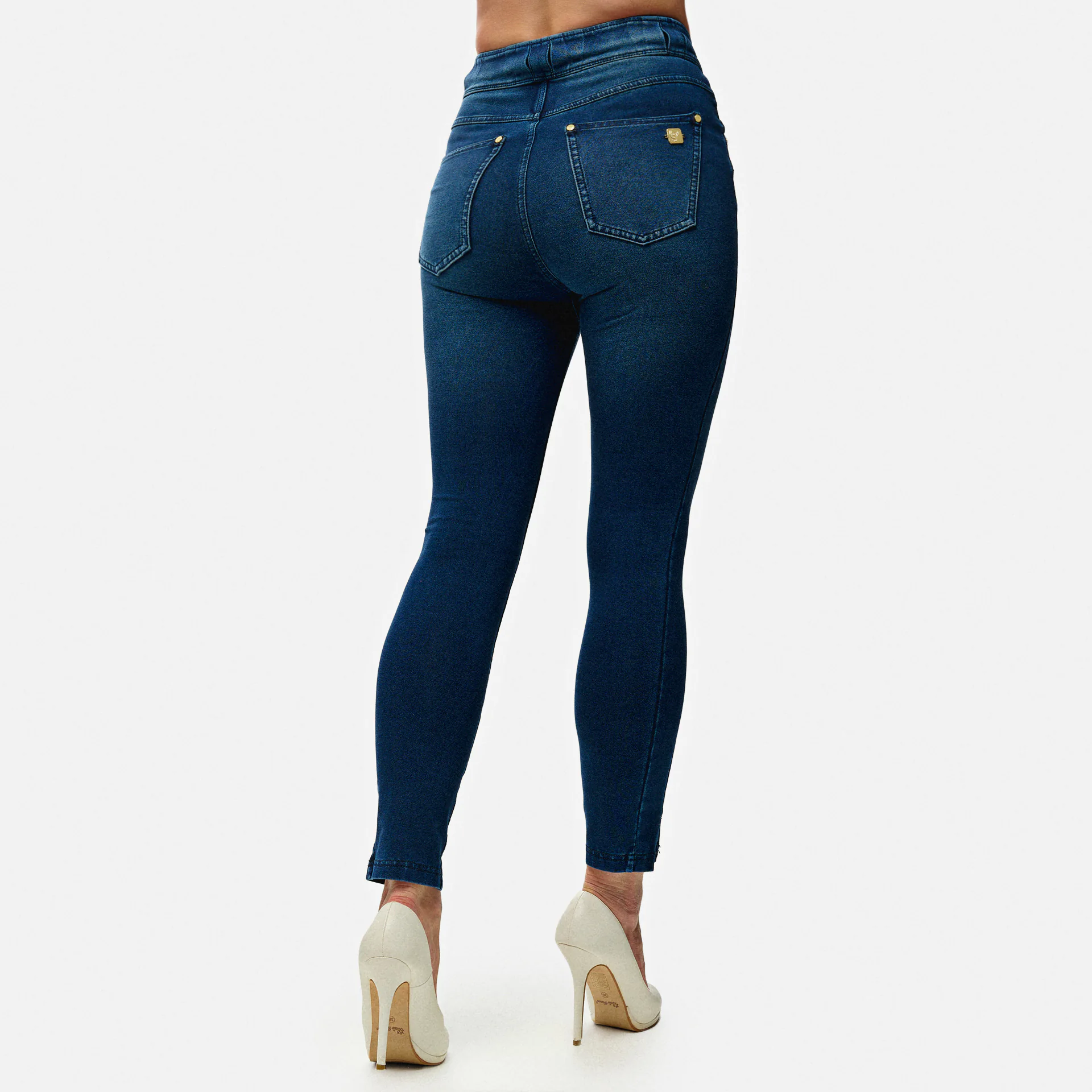 Freddy NOW Highwaist 7/8 Skinny Jeans Dark Denim