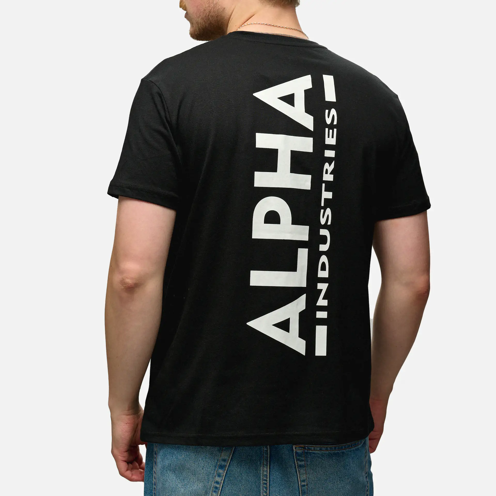 Alpha Industries Backprint T-Shirt Black