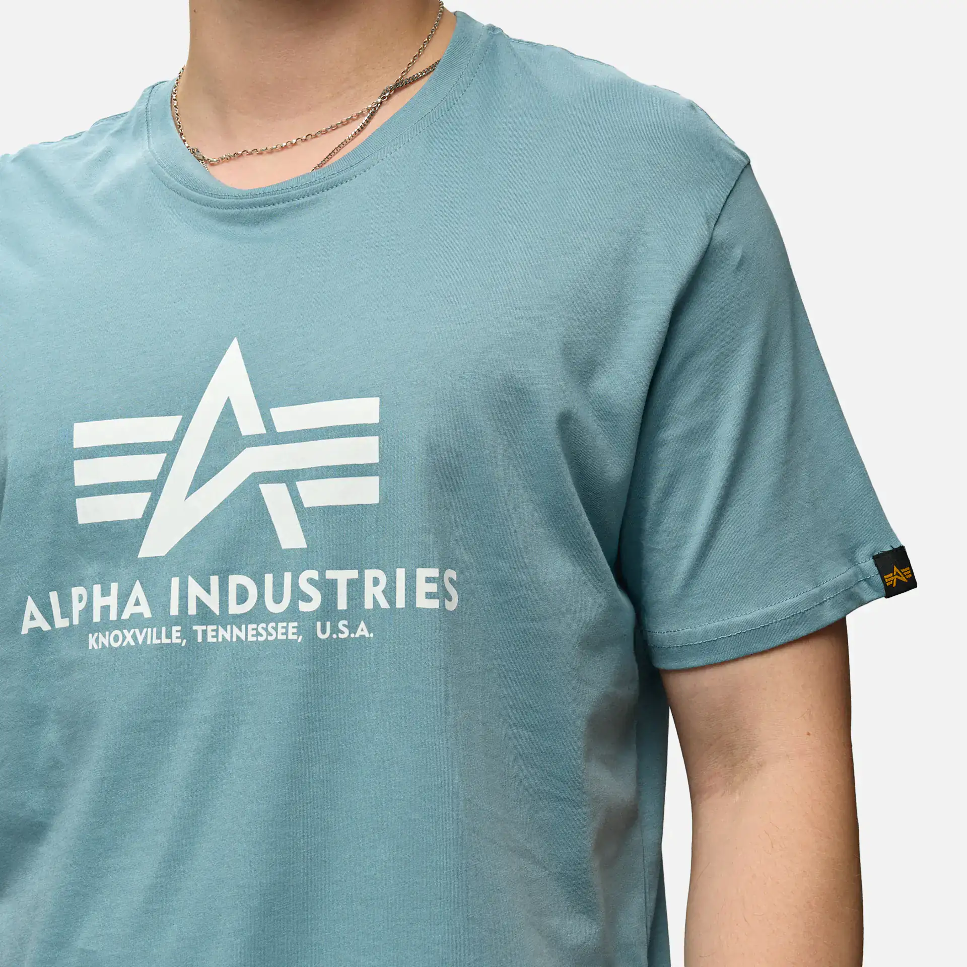Alpha Industries Basic T-Shirt Grey/Blue